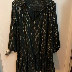 Zara Black Long sleeve Dress